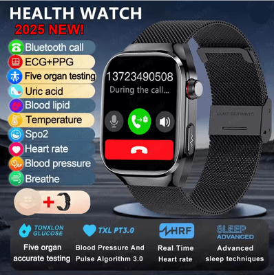Inspire Essentials VitalScan Pro Health Monitoring Smart Watch With Bluetooth Calling 7