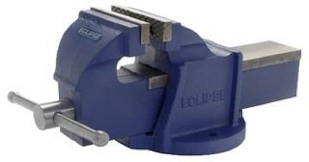 Dripio Mechanische bankschroef 3 inch blauw gietijzer