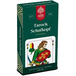 ASS Altenburg FSC SchafkopfTarock, bayerisches Bild, in Faltschachtel - 10 Stück geschrumpft (Deutsch, 1 - 4 Spieler)
