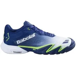Babolat, Herren, Hallenschuhe, Premura 3 Padel Lebron Blaue Tiefe/Grüner Blitz Herren (42.5), Blau, Grün