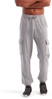 TriDri TD604 Riley Cargo Joggers Pant in Heather Grey size 2XL   60/40 cotton Polyester fleece