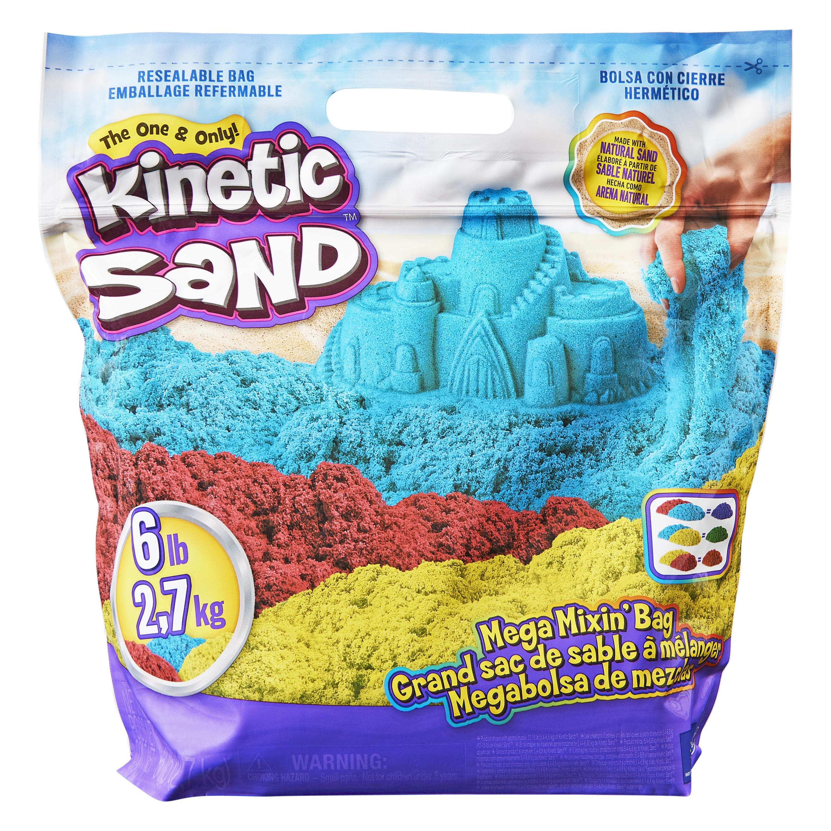 Spin Master Kinetic Sand - Primary Colour Bag - 2,7kg (6065104) (6065104)