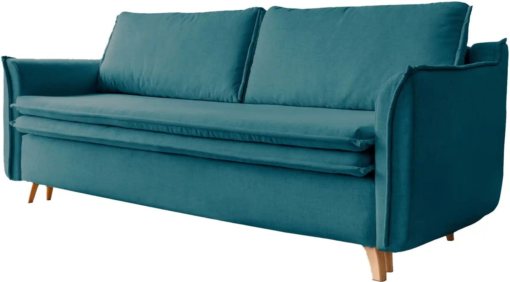 Miuform Einzelsofa mit Schlaffunktion Charming Charlie ¦ türkis/petrol ¦ Maße