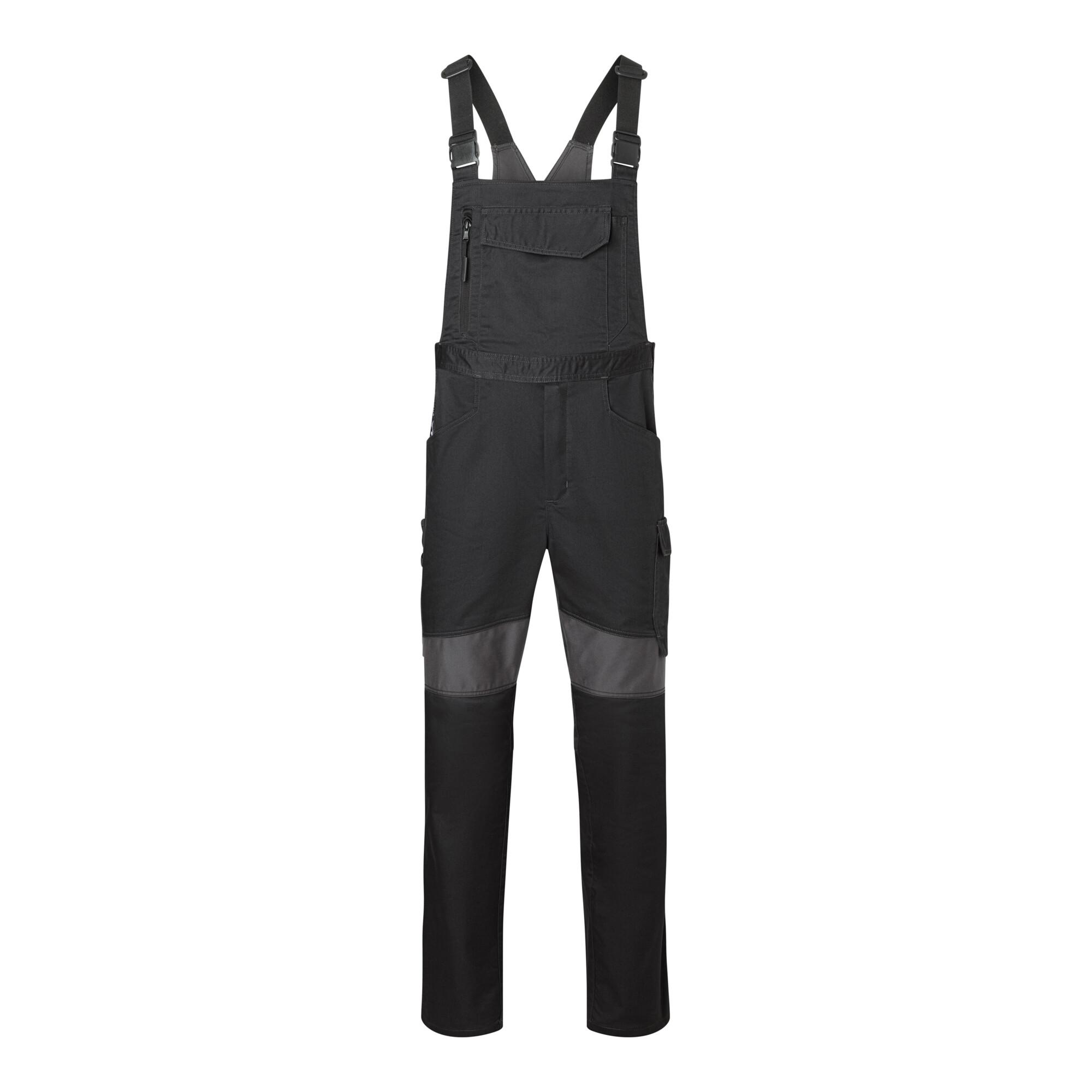 KÜBLER Latzhose REFORCE schwarz/dunkelgrau 58L ; Kübler Workwear (3260 3342-9998-58L)