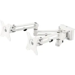 Deltaco Office DELO-0158 - komponenter (Tisch, 32", 8 kg), Monitor Halterung, Weiss