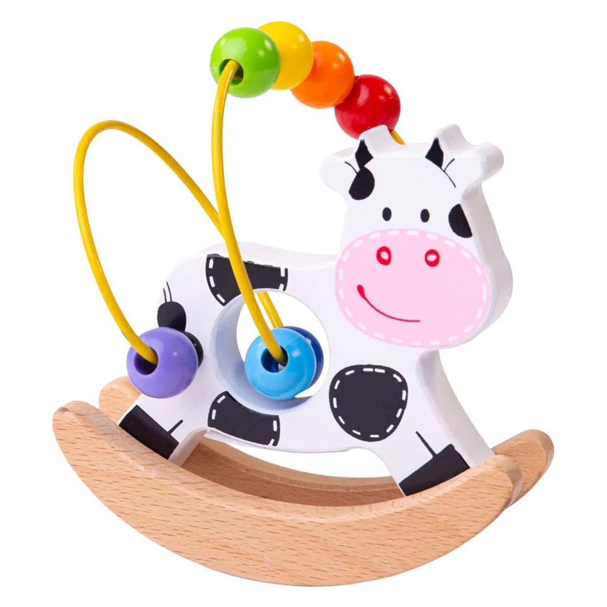 Bigjigs Baby Motor Labyrinthschaukel Kuh / ab 1 Jahr (BB072)