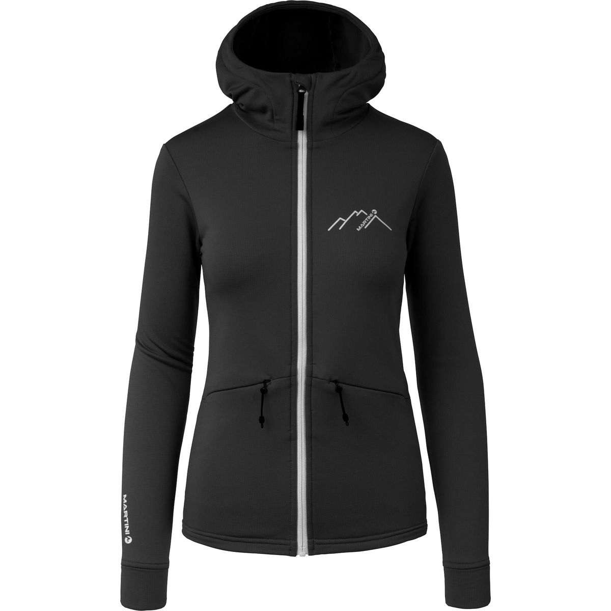 Martini Alpmate ML Hooded Jacket W black/white (110/000) M JV7RC0579B-110/000-M
