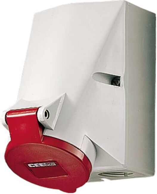Mennekes Prise murale HW/VN 32A, 5p, 6h, 400V, IP44 20162A (20162A)