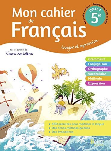 Florence Randanne - Mon cahier de français 5e, cycle 4 : langue et expression : programmes 2018 et 2019 - Preis vom 10.10.2026 11:48:34 h