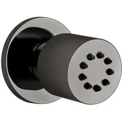 Gessi schwenkbare Seitenbrause 1/2, 13375706, Farbe: Metall Schwarz PVD