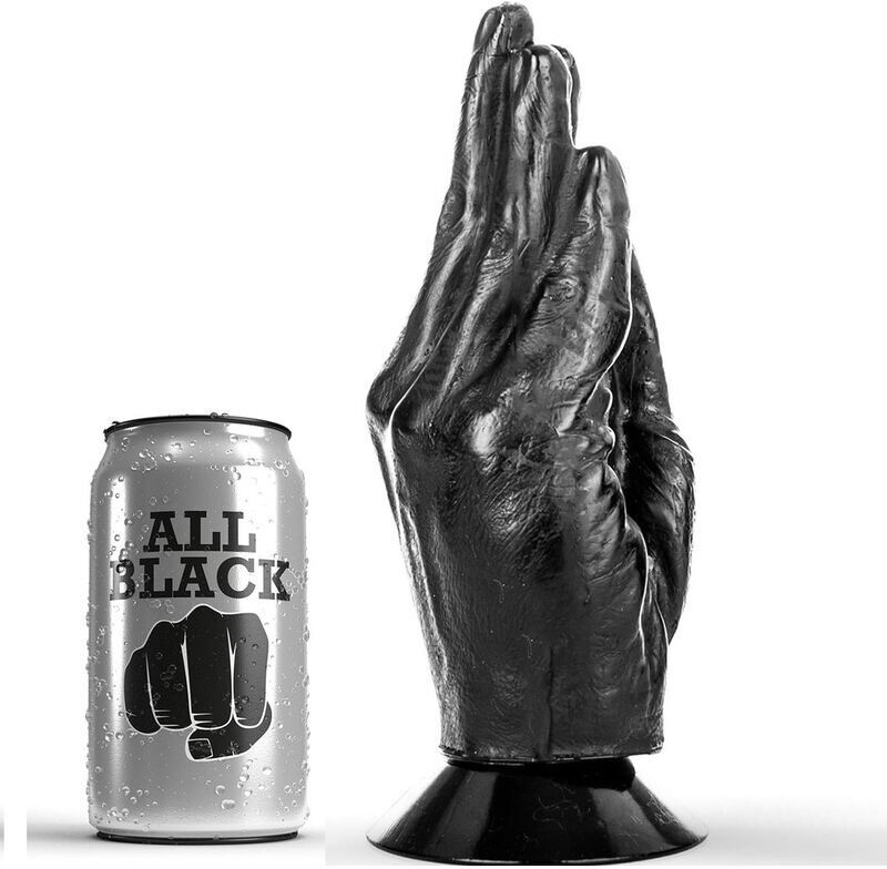 all black tout noir fisting 21cm