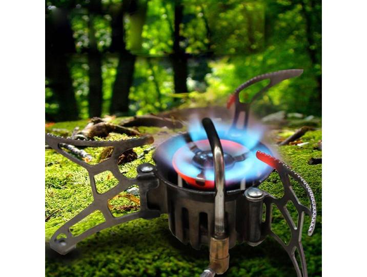 Réchaud à Eva extérieur pliable coupe-vent polyvalent, réchaud de camp, réchaud à économie d'énergie pour barbecue, cuisine, voyage, pique-nique