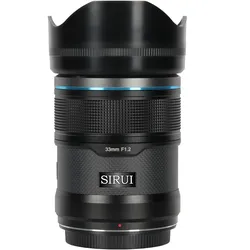 Sirui Sniper 33mm F1.2 APSC Auto-Focus Lens (Fuji X-Mount, Black, Carbon Fiber) (Fujifilm X, APS-C / DX), Objektiv, Schwarz