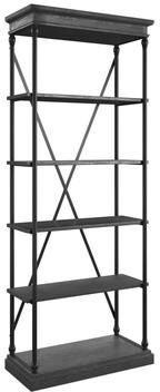 iNSPIRE Q Artisan Barnstone Cornice Etagere Bookcase