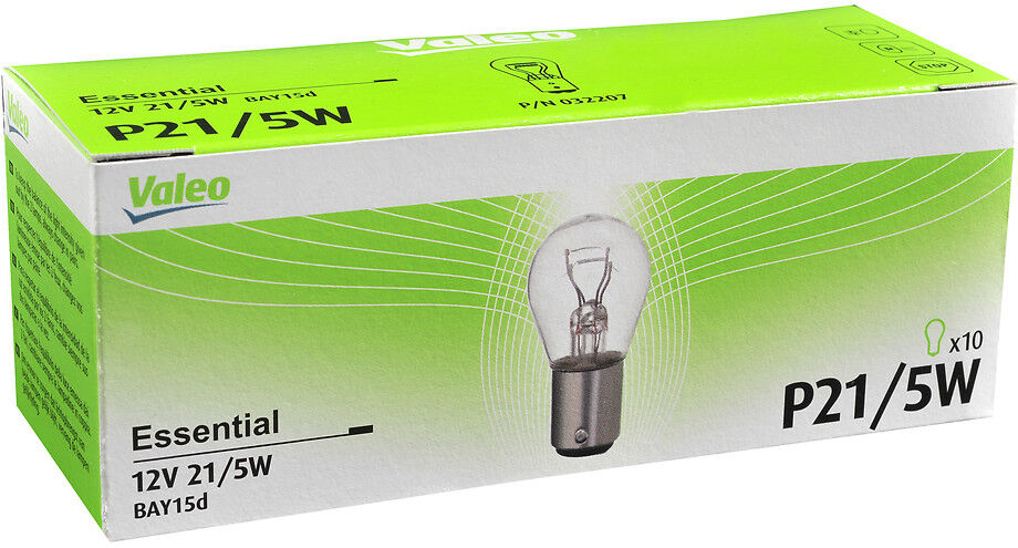 Valeo Glühlampe, Nebelschlussleuchte 032207 P21/5w