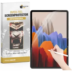4x Paperfeel für Samsung Galaxy Tab S9 Ultra Displayschutz Schreiben Malen Skizzieren matt Anti-Reflex entspiegelt Screen-Protector