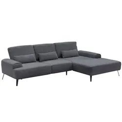 Exxpo by Gala Ecksofa mit Funktion Astoria Stoff Dark Grey