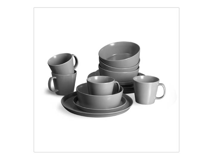 Springlane Geschirr-Set Sweet Scandi, Keramik, in verschiedenen Ausführungen und Sets, 4 Personen, Keramik, Geschirrset 16-tlg., spülmaschinen-, backofen- & mikrowellengeeignet