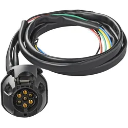ProPlus 343505 Elektrischer Installations-Anhängerkabelbaum 1,5 m 7-poliger Stecker