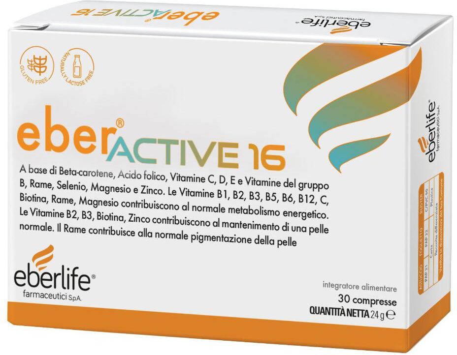 EBERLIFE FARMACEUTICI SpA EBER ACTIVE 16 30CPR