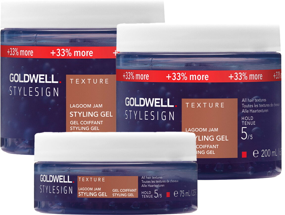 475ml Goldwell StyleSign Texture 2+1 Lagoom Jam Styling Gel (2 x 200ml + 75ml)