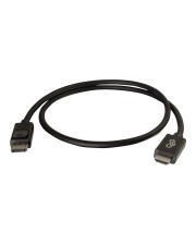 Cables To Go C2G 0,9 m DisplayPort™-Stecker auf HDMI®-Stecker-Adapterkabel – Schwarz m DisplayPort HDMI Männlich Gerade Digital/Display/Video 0,91 m (54325)