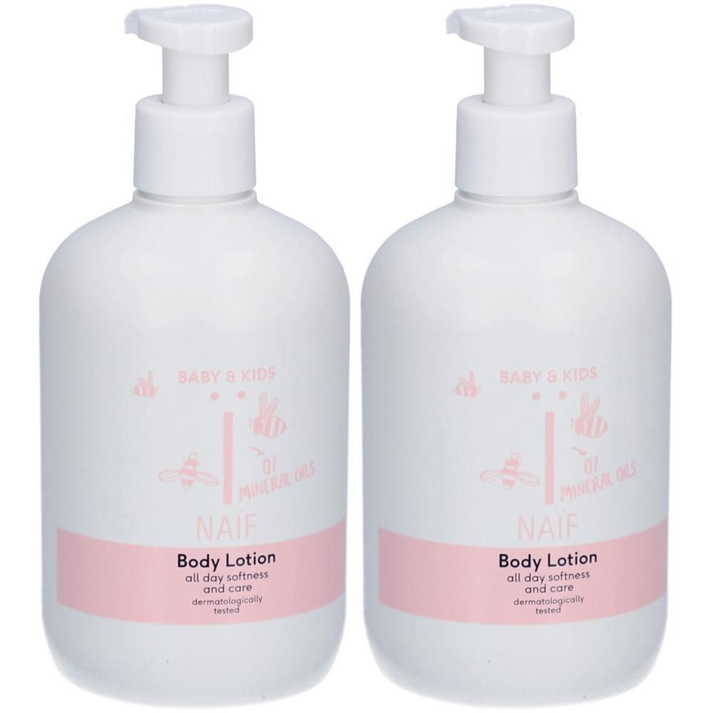 Naif Baby & Kids Body Lotion 340ml x2 2x340 ml