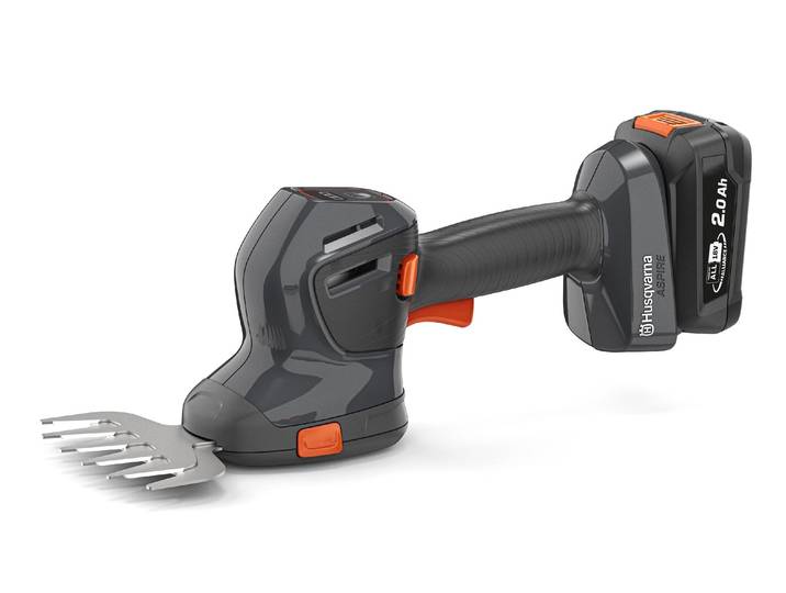 Akku-Strauchschere HUSQVARNA Aspire S20-P4A , grau (bunt), Gartenscheren-Maschinen, Akku-Strauchschere