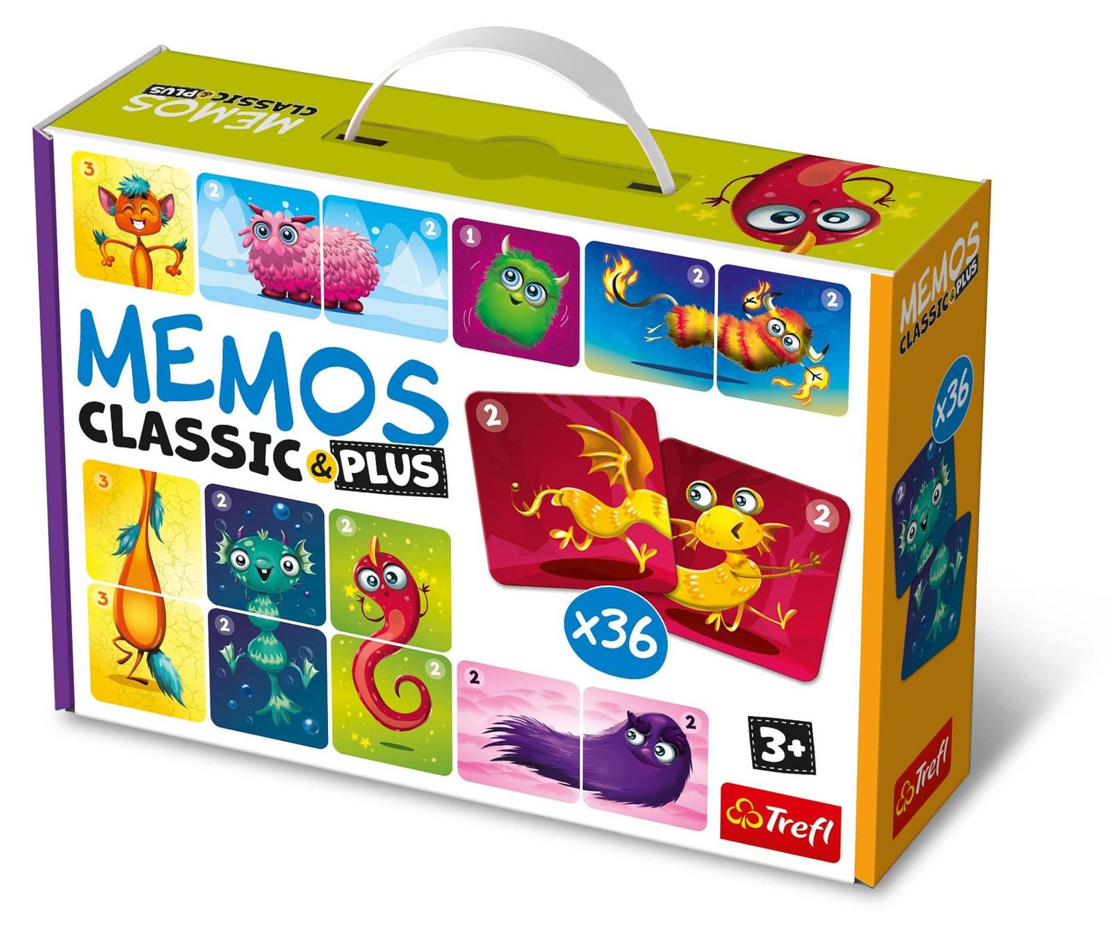 Trefl Memo Classic Plus Schattige monsters geheugenspel