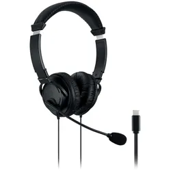 Kensington USB-Headset HiFi USB-C schwarz