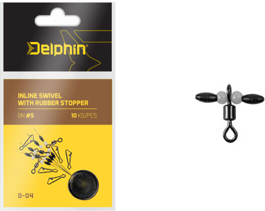 Delphin Inline swivel with Stop Float S / 0 Gold, Gray, Beige S / 0