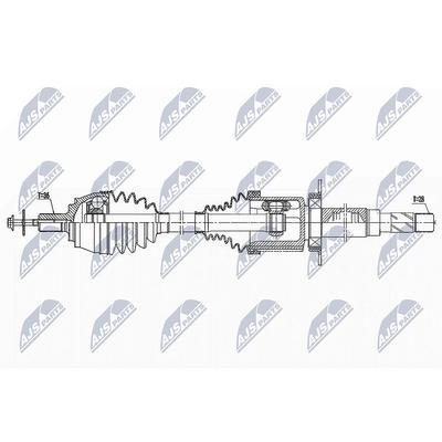 Nty Antriebswelle [Hersteller-Nr. NPW-VV-140] für Volvo