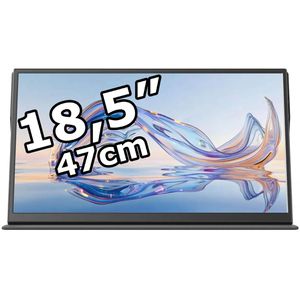 Denver Monitor PMO-18501, 18,5 Zoll, Full HD 1920 x 1080 Pixel, 30 ms, 100 Hz, portable