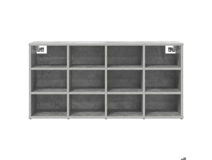 Remise 2026®Meuble Entrée Gris - Cabinet à chaussures - Bonne ventilation - avec étagère - gris béton - 103x30x51cm 904 1486886