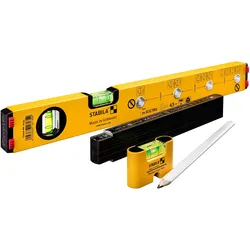 Stabila, Wasserwaage, ELECTRIC KIT - Elektriker Wasserwaage Type 70 Electric /43 cm mit Markierlöchern, Mini-Wasse