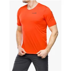 No Name, Herren, Sportshirt, Koszulka do biegania Inov-8 Performance Short Sleeve - fiery red/red rozmiar: s (S), Rot