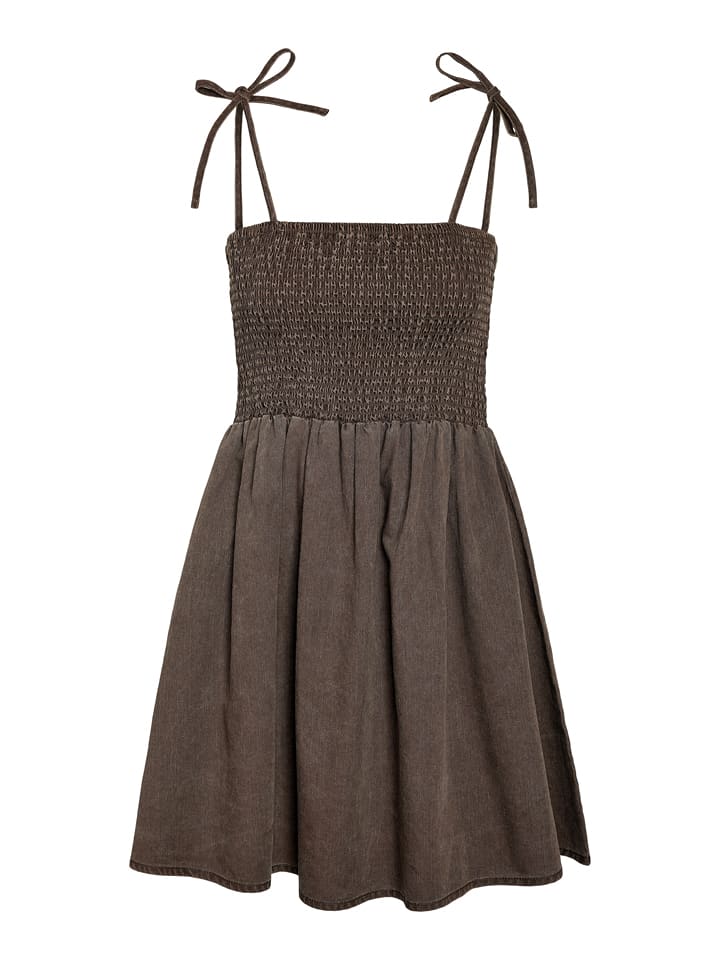 Noisy may Kleid in Braun - L