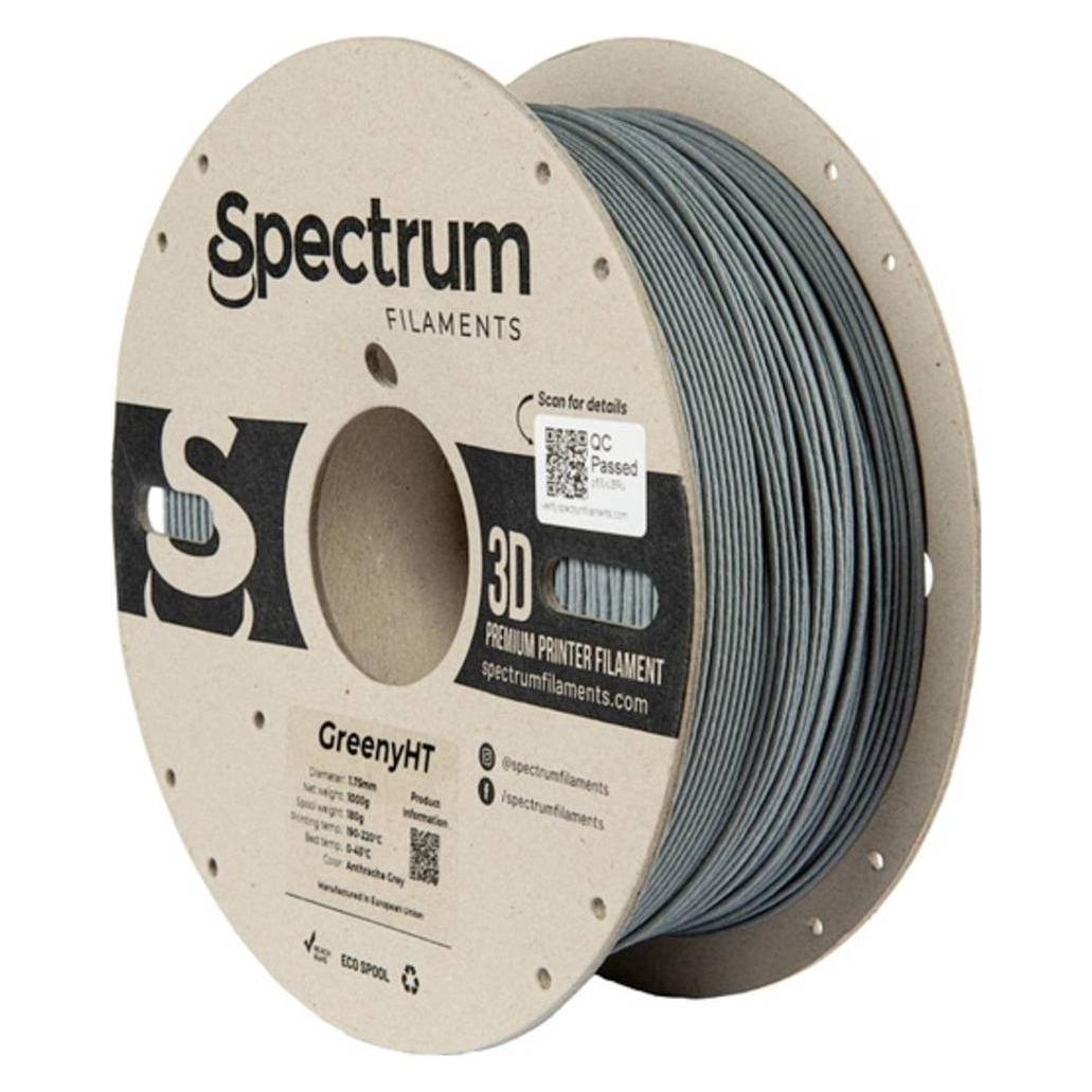 Spectrum Filament GreenyHT PLA anthrazit grey 1.0kg 1.75mm (PLA, 1000 g) (80701)