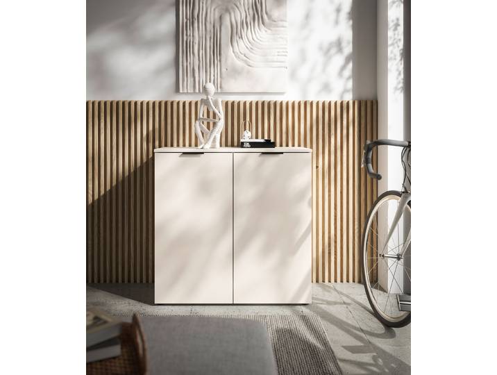 Kommode 90 cm 90 x 90 x 40cm Beige