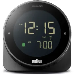 BRAUN Funkwecker - schwarz