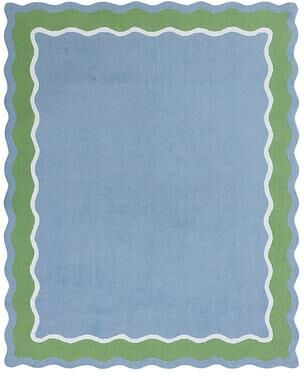 Kelly Performance Rug - Blue/Green, 5' x 8' - Ballard Designs