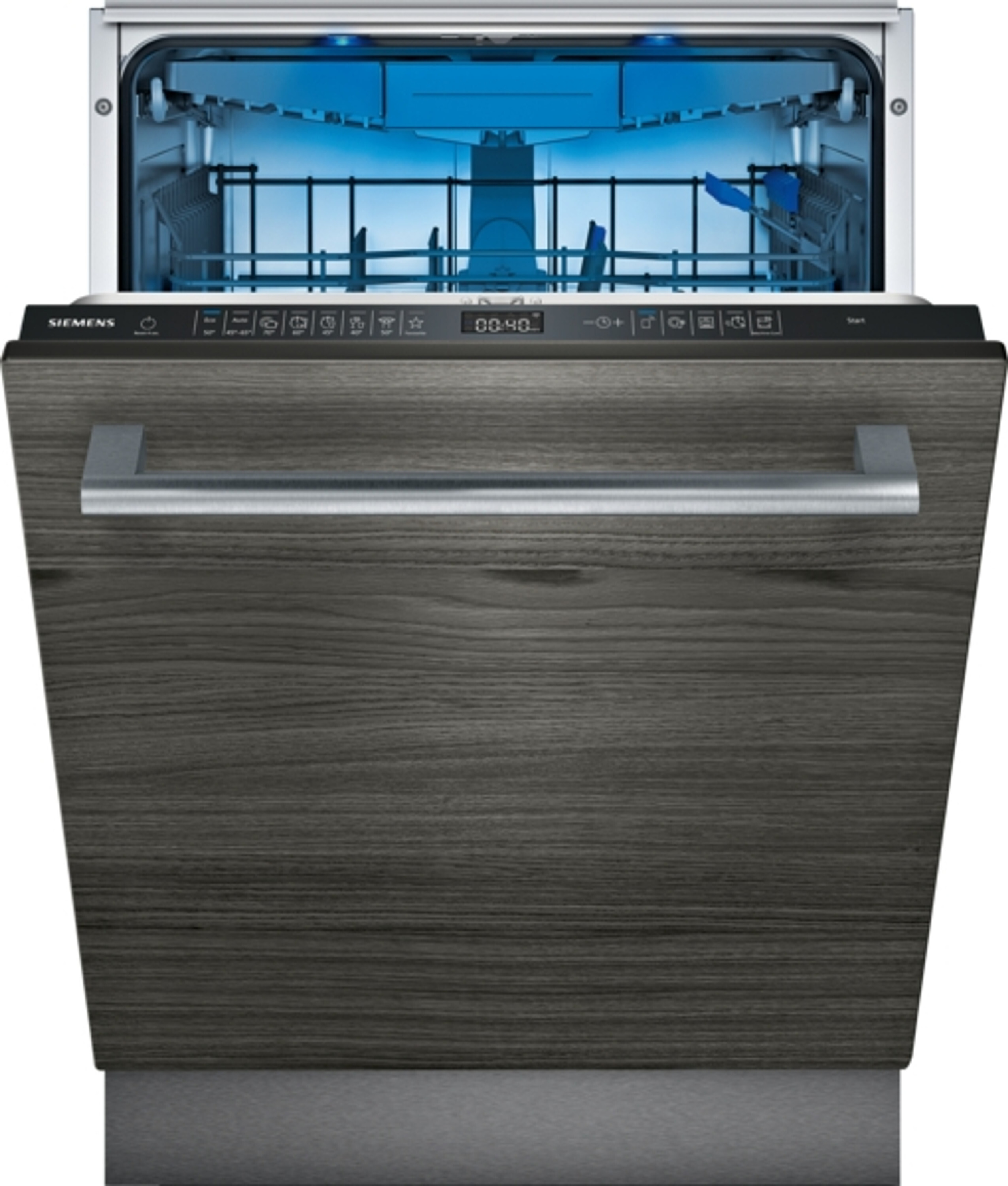 Siemens iQ500 SX65ZX49CE, Voll integriert, Standardgröße (60 cm), Schwarz, Berührung, LCD, 1,75 m