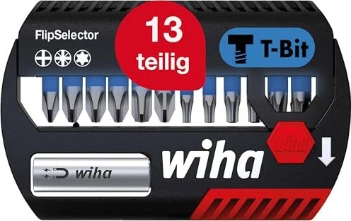 wiha Bit-Set FlipSelector T-Bit 41824, 13-tlg.
