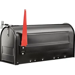 Burg Wächter Briefkasten U.S. Mailbox schwarz 891 S
