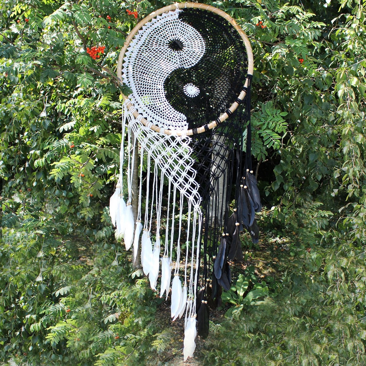 Ancient Wisdom Bali Dreamcatchers Ying Yang Extra Large voor volwassenen