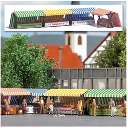 BUSCH 1824 H0 4 Marktstände