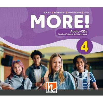 MORE 4 (Lehrplan 2023) | Audios - Herbert Puchta,Christian Holzmann,Peter Lewis-Jones,Chris Jory, CD, 9783711404268