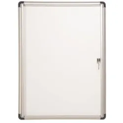Bi-Office, Präsentationstafel, Schaukasten Enclore Budget Magnetic Weiss 710 mm x 664 mm (73.50 x 68 cm)