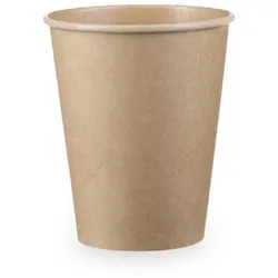 VEPATIM 200 Kaffeebecher 'Coffee To Go' Pappbecher 100% ohne Kunststoff braun 300ml