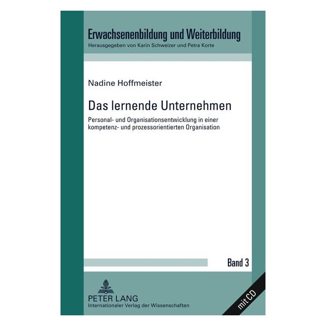 Peter Lang Das lernende Unternehmen (Deutsch, Hardcover, Nadine Hoffmeister) (35142096)